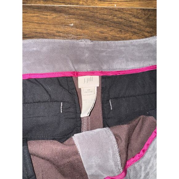Vintage J. Jill Crushed Velvet Blazer: MP Pants Sz:8P Gray Outfit Women’s - Picture 4 of 7